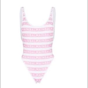 Logo pattern swimsuit